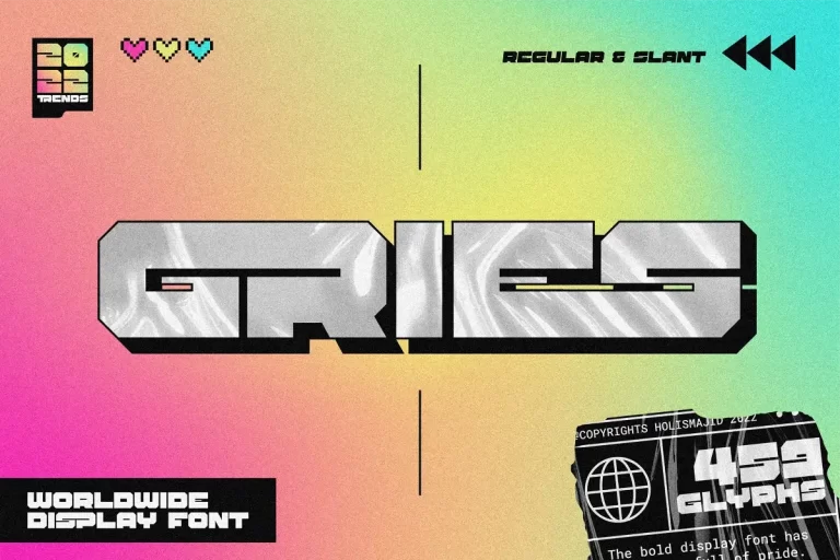 Gries Bold Font Free Download