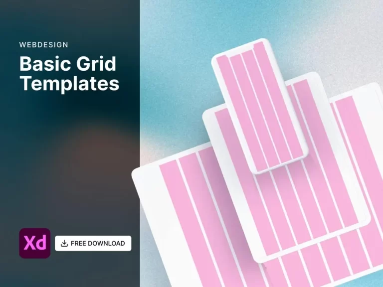 Adobe XD Free Basic Grid Templates