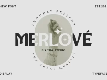 Merlove-Contemporary Display Font Free Download