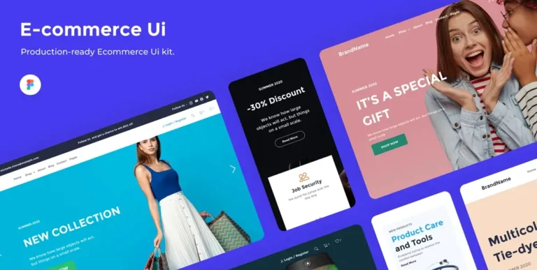Free Figma E-commerce UI kit