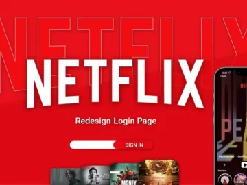 Free Netflix Login Page Redesign For Adobe XD