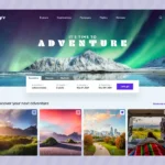 Free Adobe XD Travel Landing Page Template