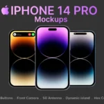 Free Apple iPhone 14 Pro Mockup for Figma