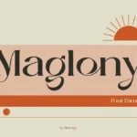 Free Maglony Serif Typeface Font Family Download