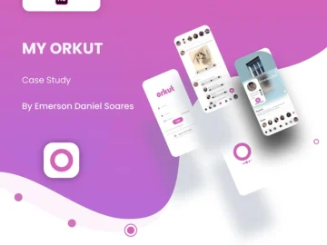 Free Orkut App Redesign for Adobe Xd