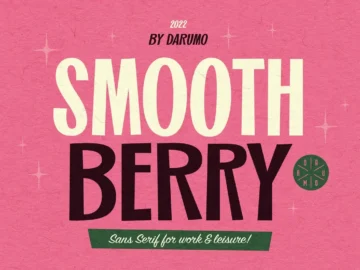 SmoothBerry Free Playful Retro Font