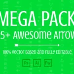 Free Mega Pack of Awesome Arrows In Vector