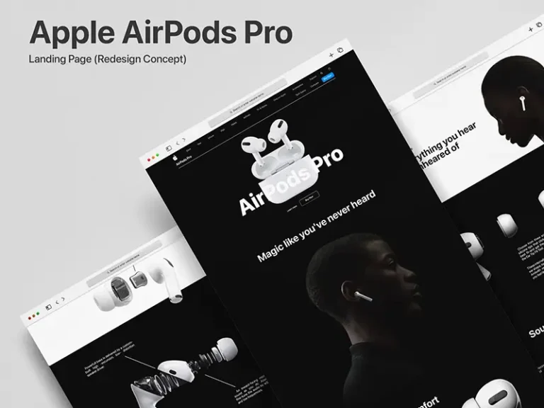 Apple Airpods Pro Landing Page Redesign_result