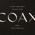 Coax - Free Cool Sans Serif Display Font