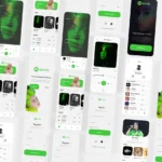 Free Spotify App Redesign for Figma
