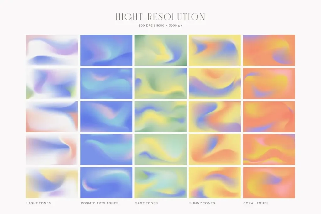 Free Grainy Gradient Background Collection