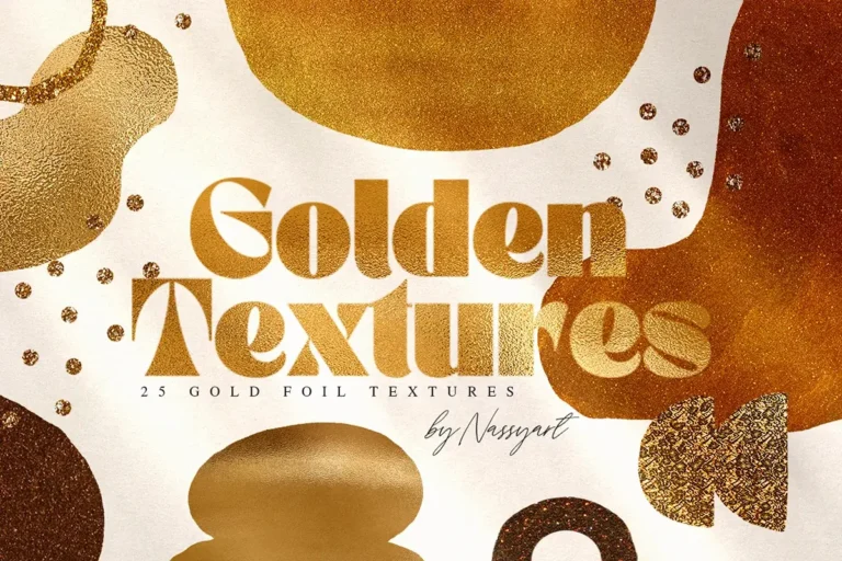 Free Gold Foil Glitter Paper Textures