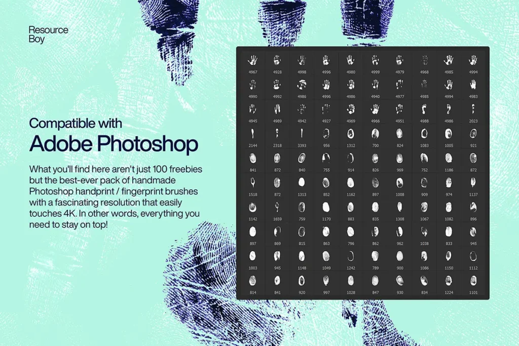 100+ Free Photoshop Fingerprint Brushes