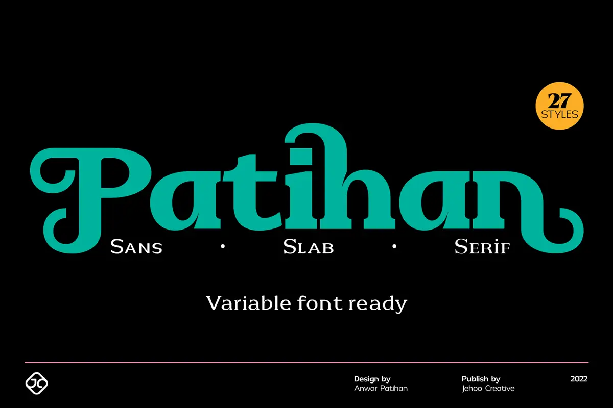 Free Patihan Display Font