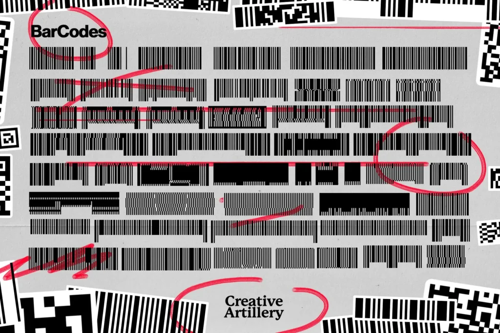 BarCodes PNG & Photoshop Brush Stamps