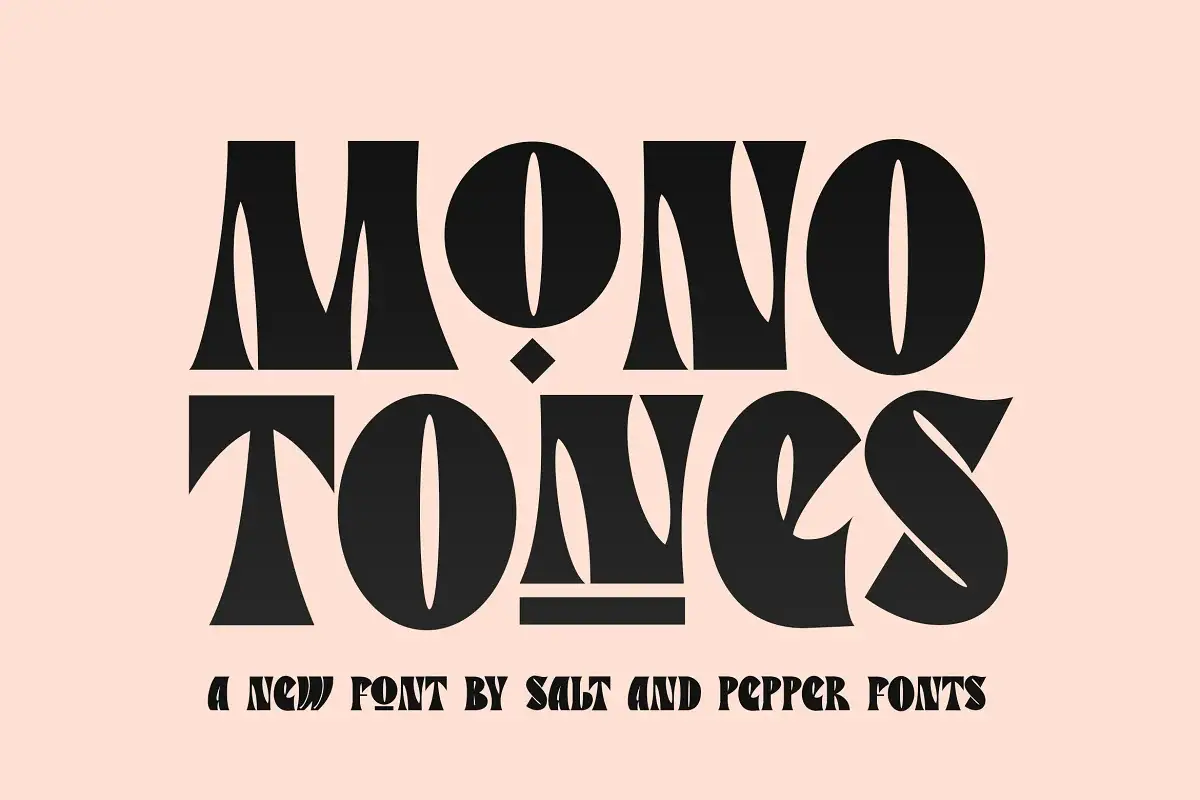 Free Monotones Chunky Font