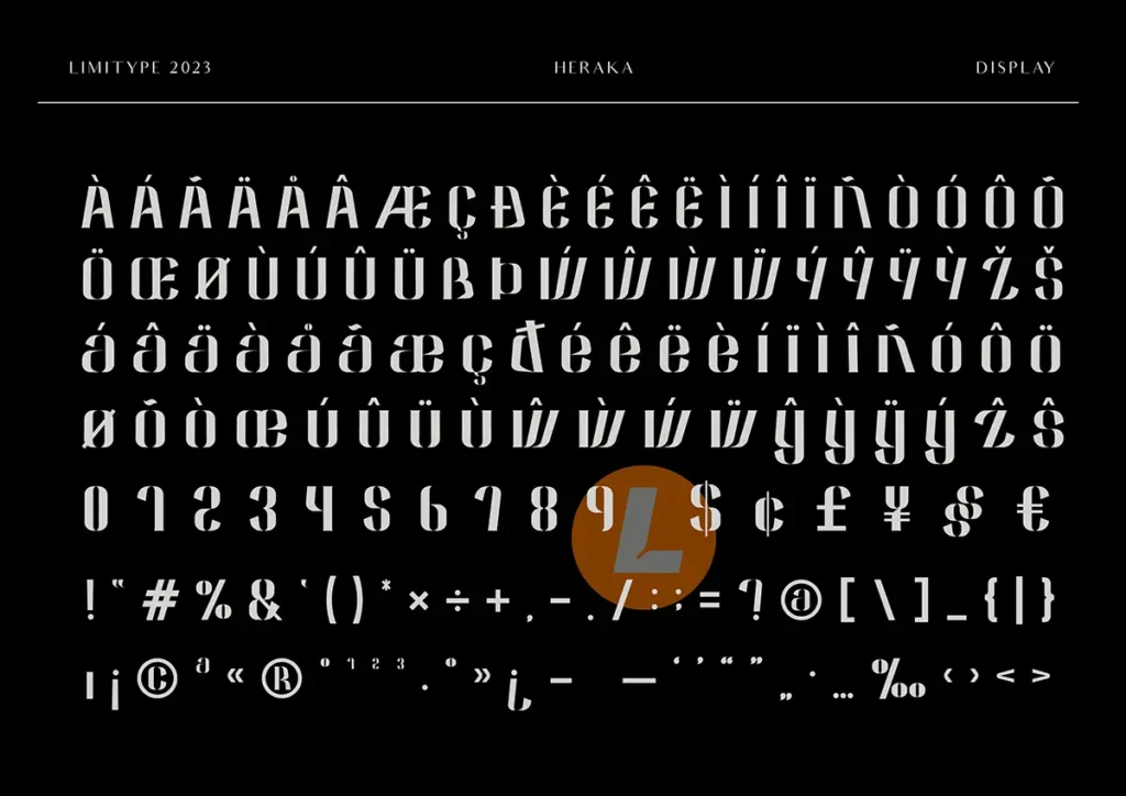 Heraka - Free Modern Display Font