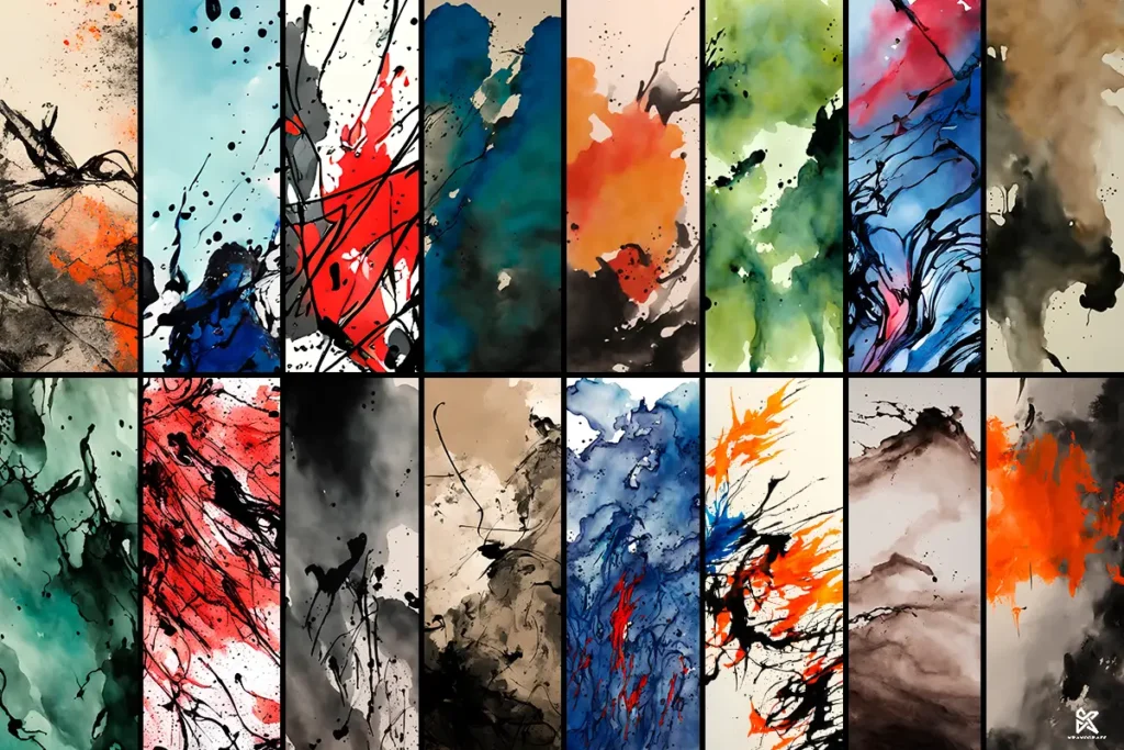 50 Free Ink Abstract Textures