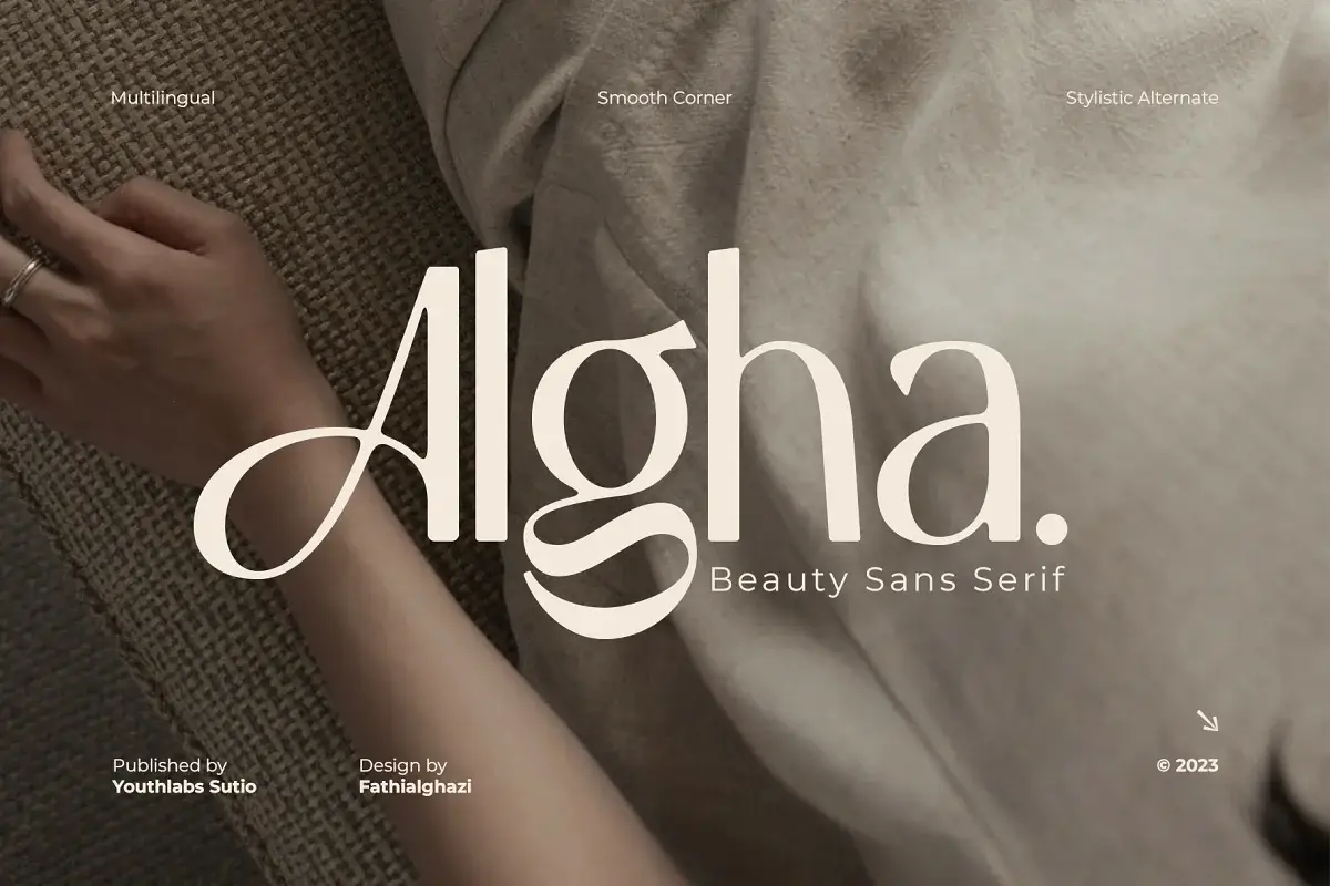 Free Algha Beauty Sans Serif Font