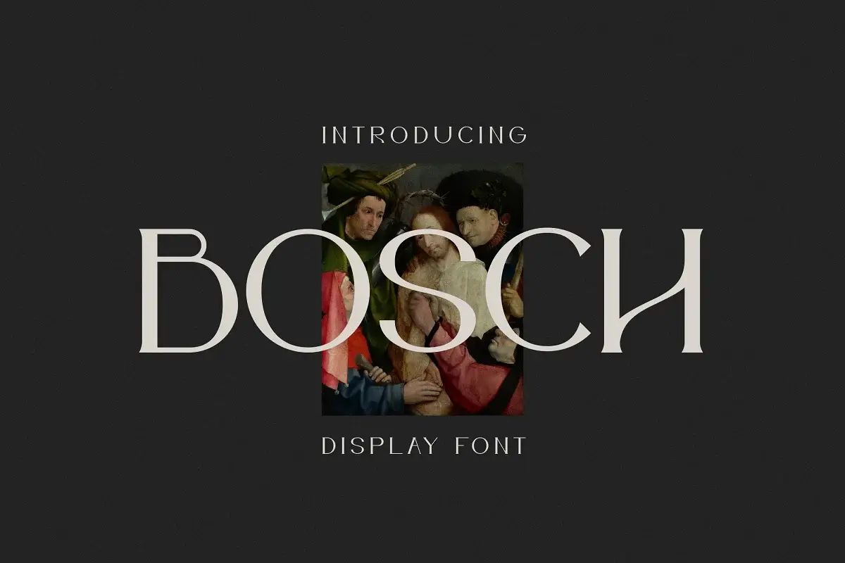 Free IF Bosch Display Serif Font