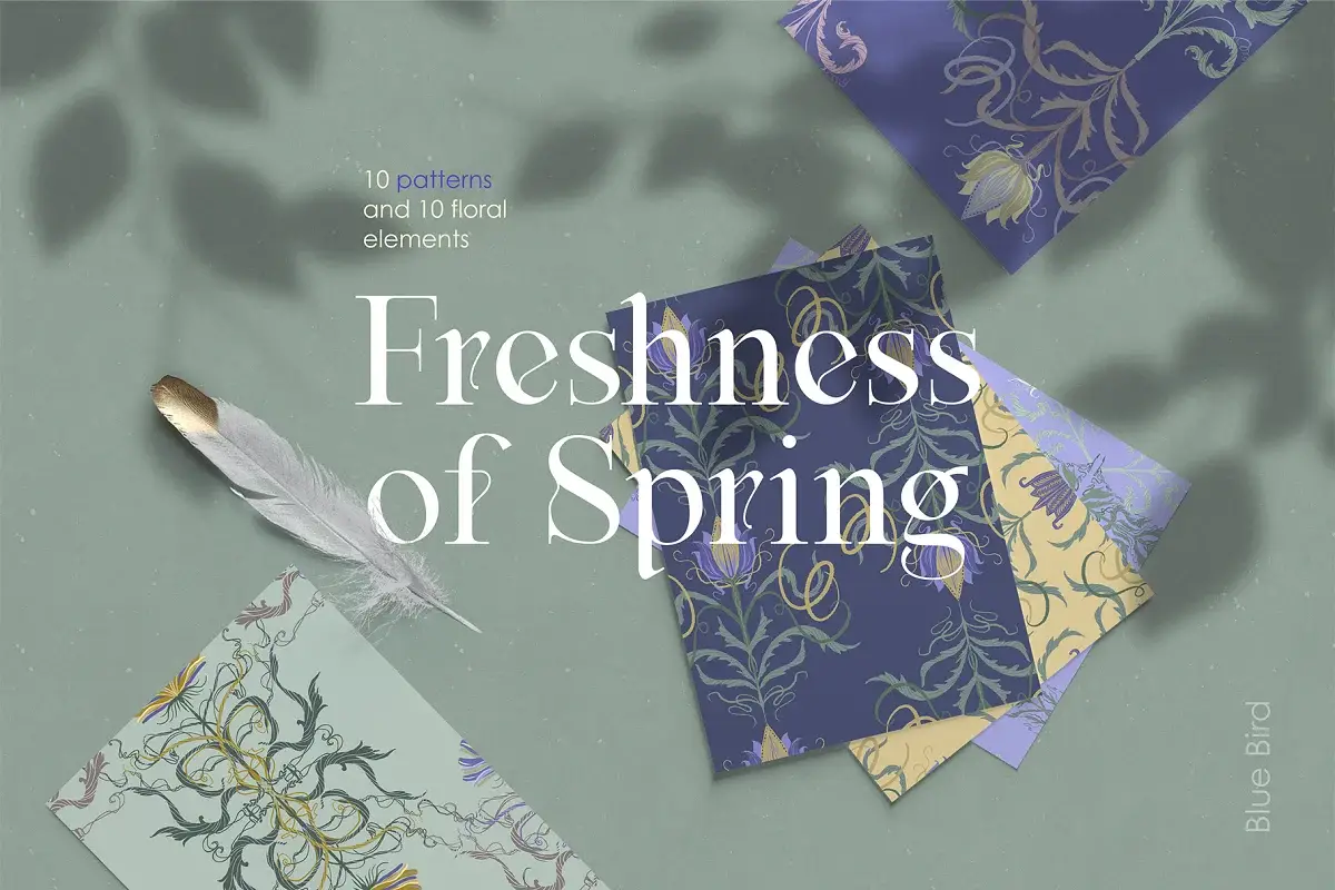 Free Spring Floral Pattern Collection