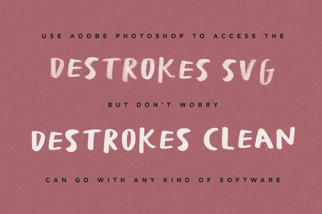 Destrokes Free Quirky Handwriting Font