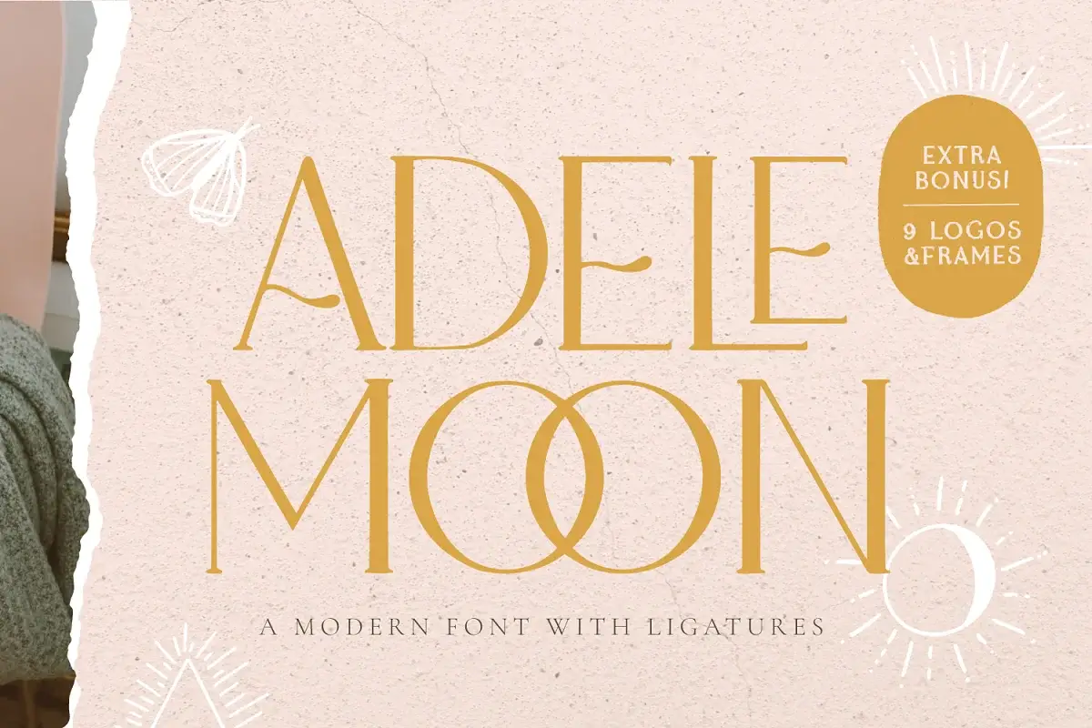 Adele Moon - Free Modern Serif Font
