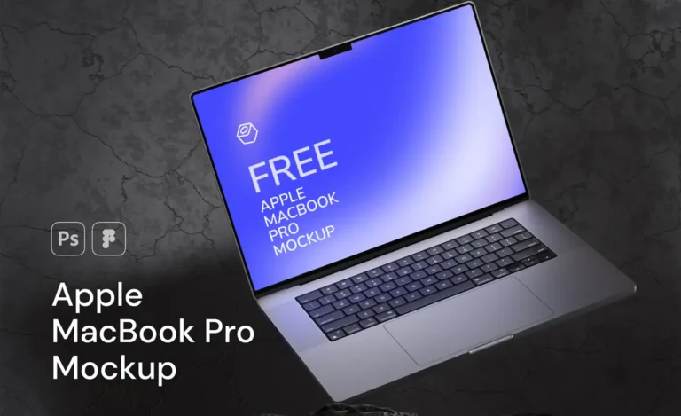 Free MacBook Pro 16-inch Mockups