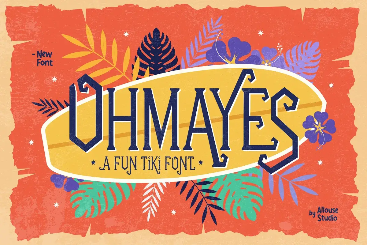 Ohmayes Free Fun Tiki Font