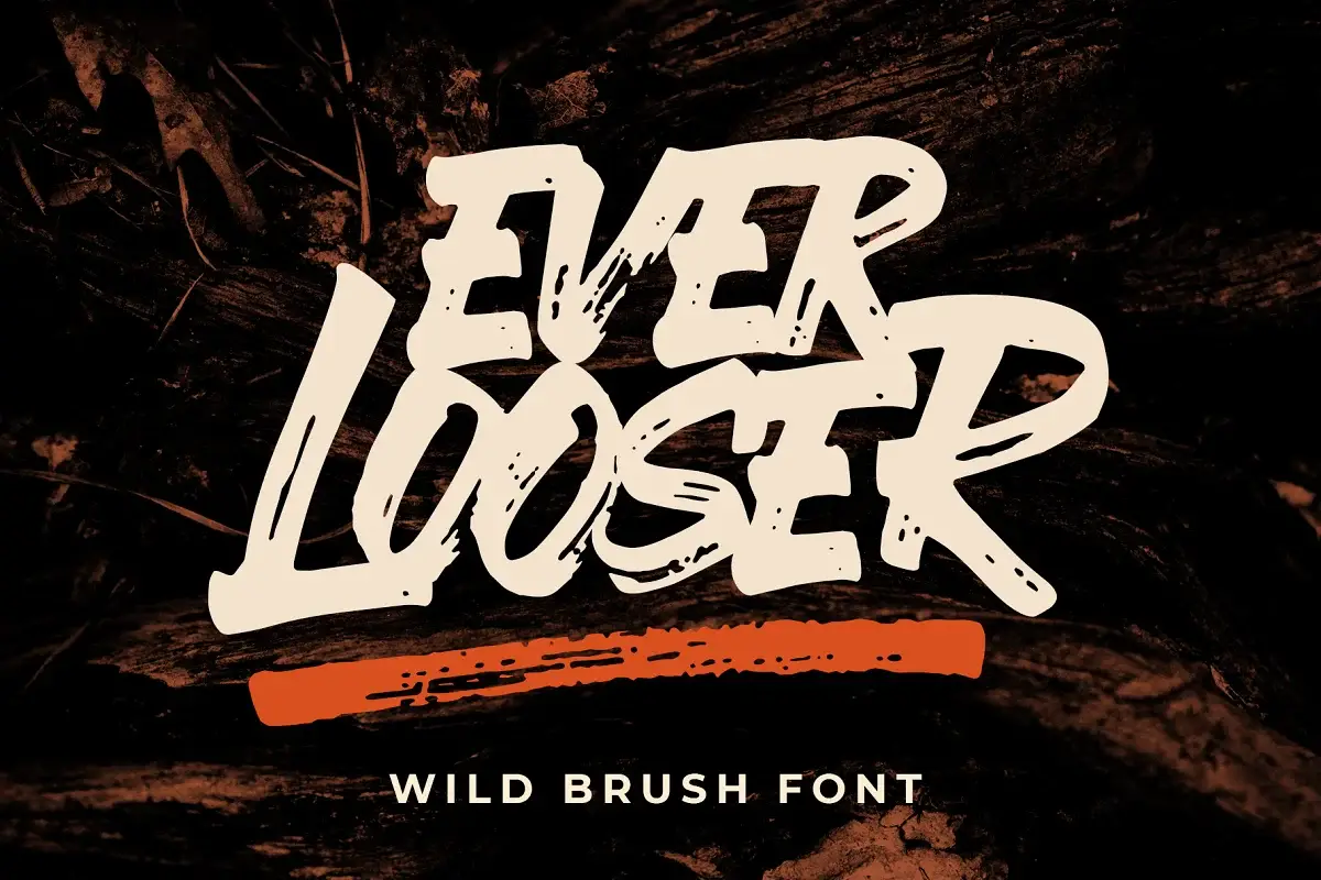Ever Looser Free Wild Brush Font