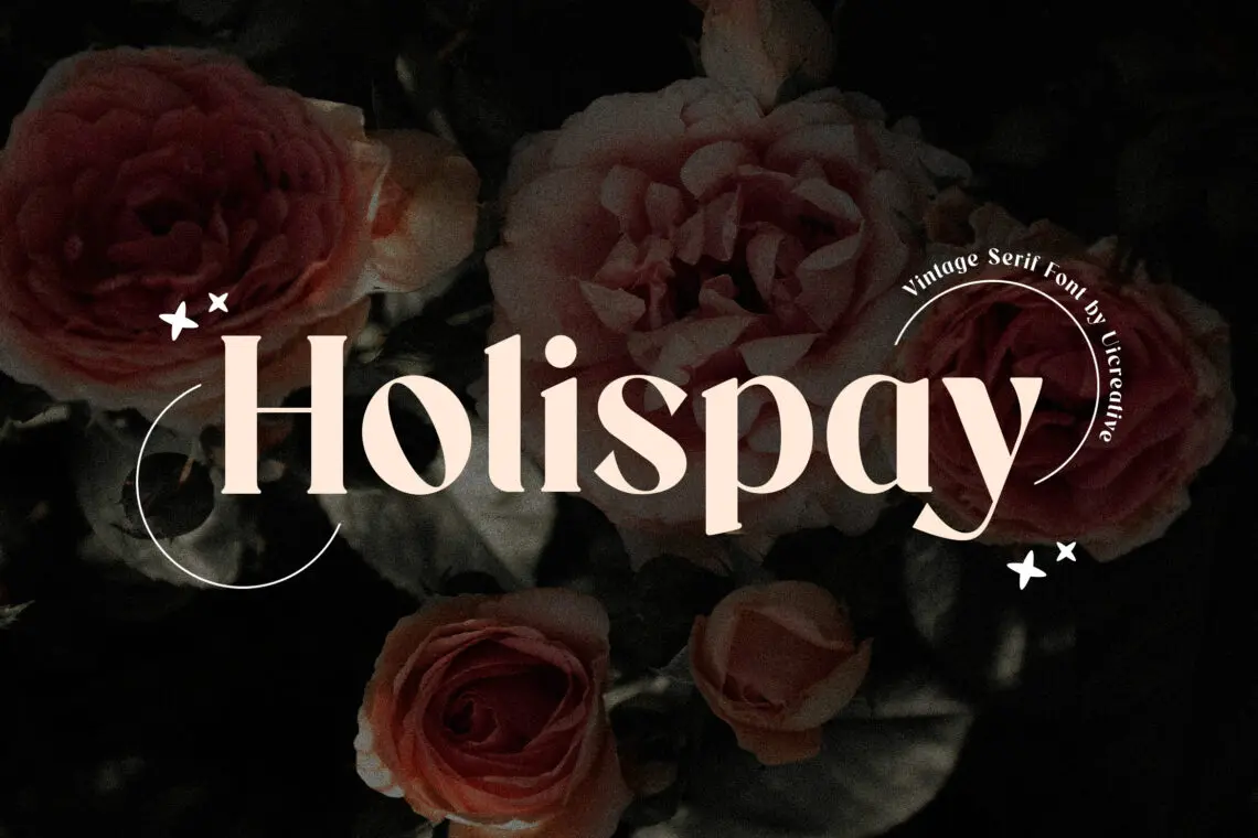 Free Holispay Vintage Serif Font