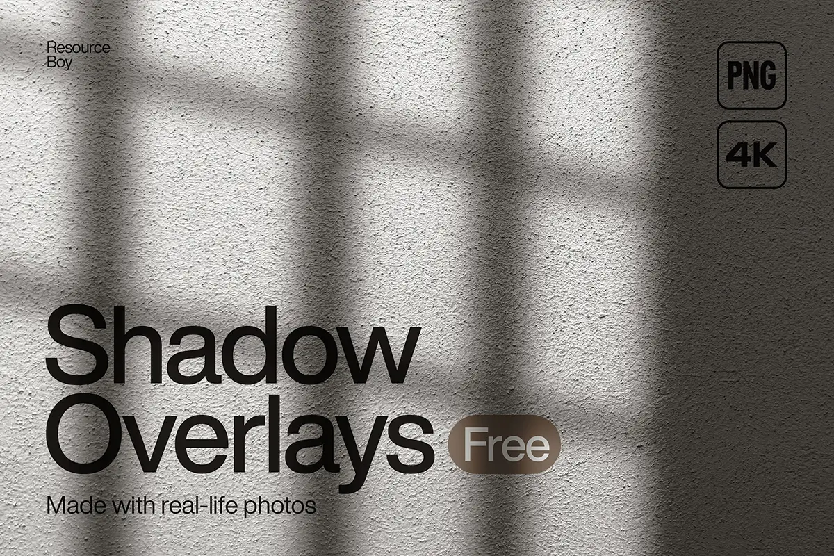100 Free Realistic Shadow Overlays