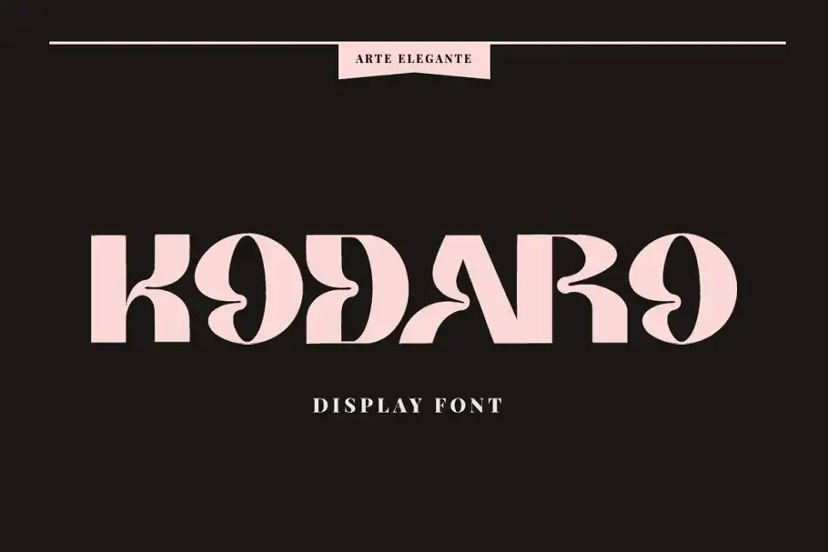 Kodaro Free Unique Display Font
