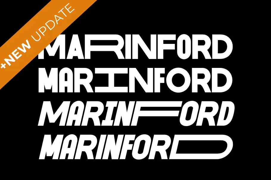 Marinford Free Sans Serif Bold Font