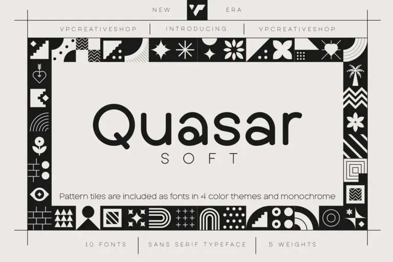 Free Quasar Soft Typeface