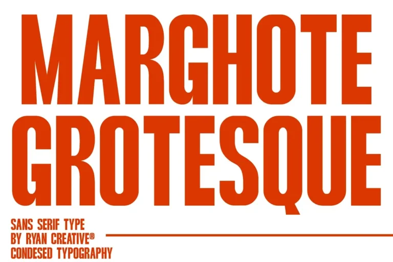 Marghote Free Grotesk Sans Type Font