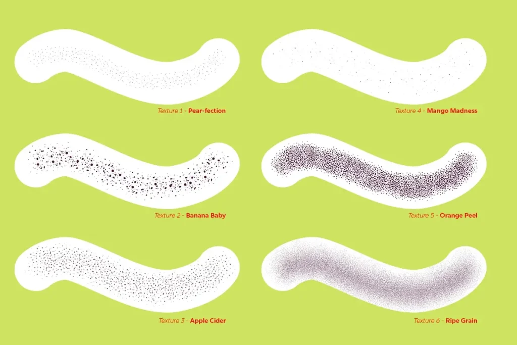 Free Fruity Texture Procreate Brush Set