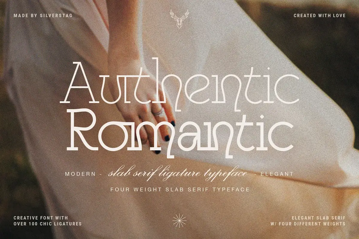 Authentic Romantic Free Funky Slab Serif Font