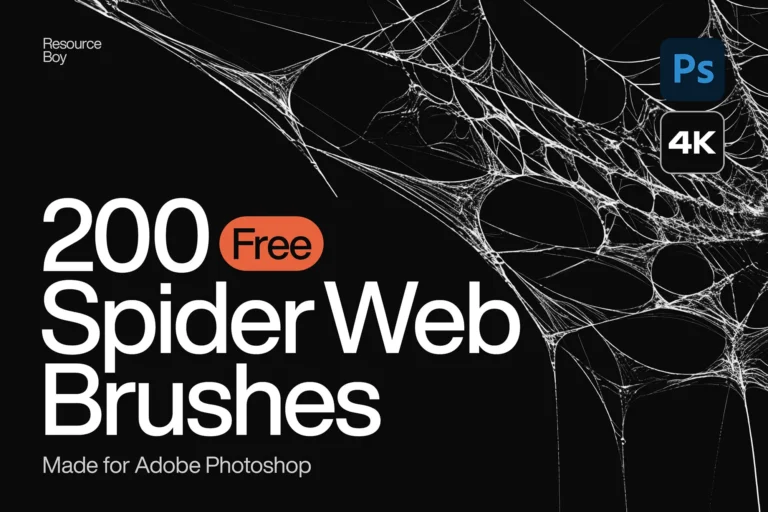 Free Spider Web Brushes for Photoshop