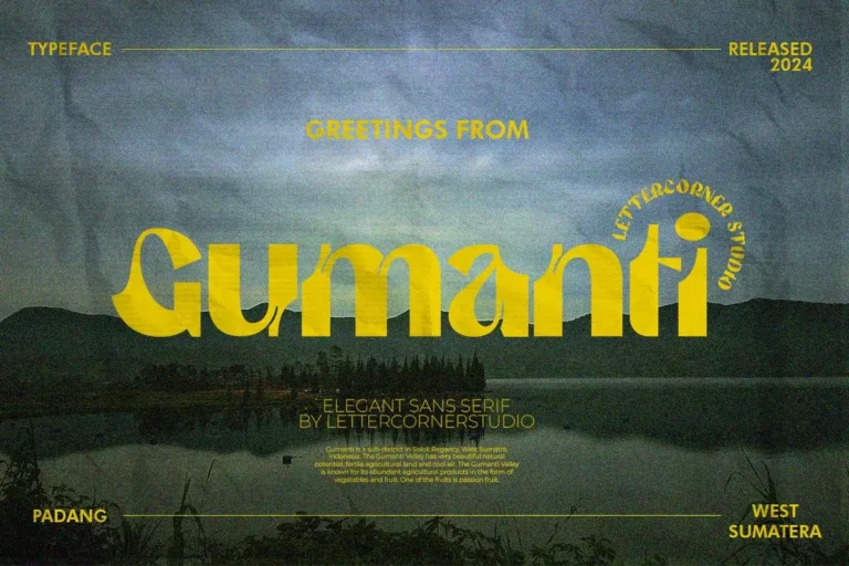 Gumanti Free Elegant Display Font