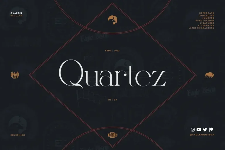 Quartez Free Elegant Display Font