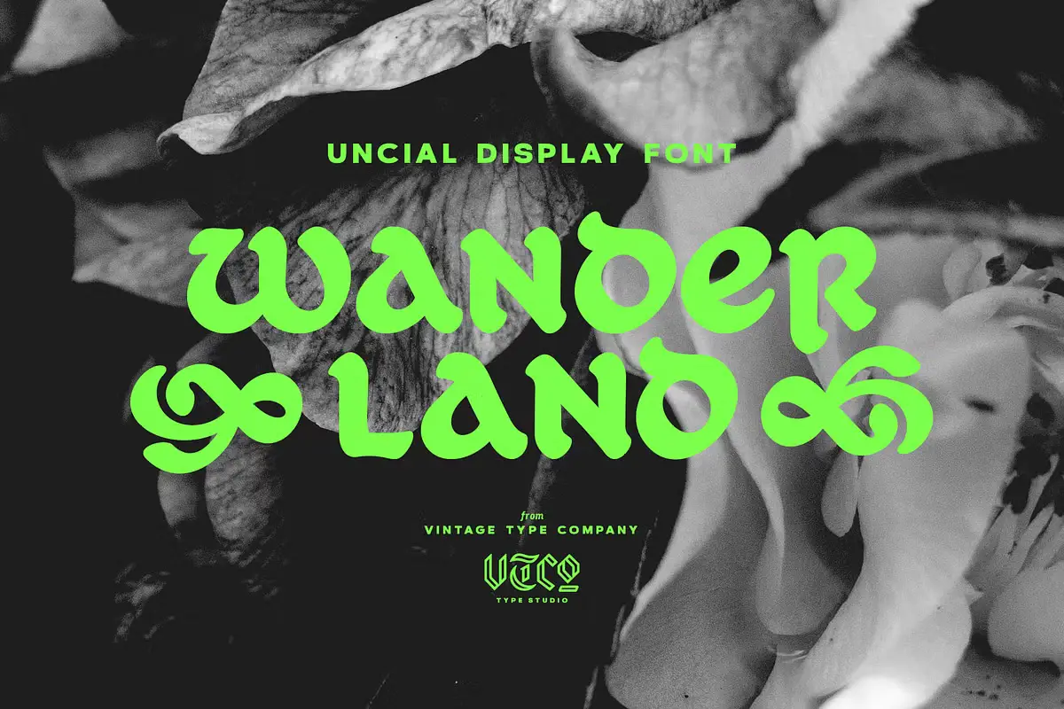 Free Wanderland Display Font