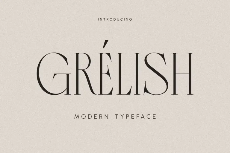 Grelish Free Luxurious Serif Font