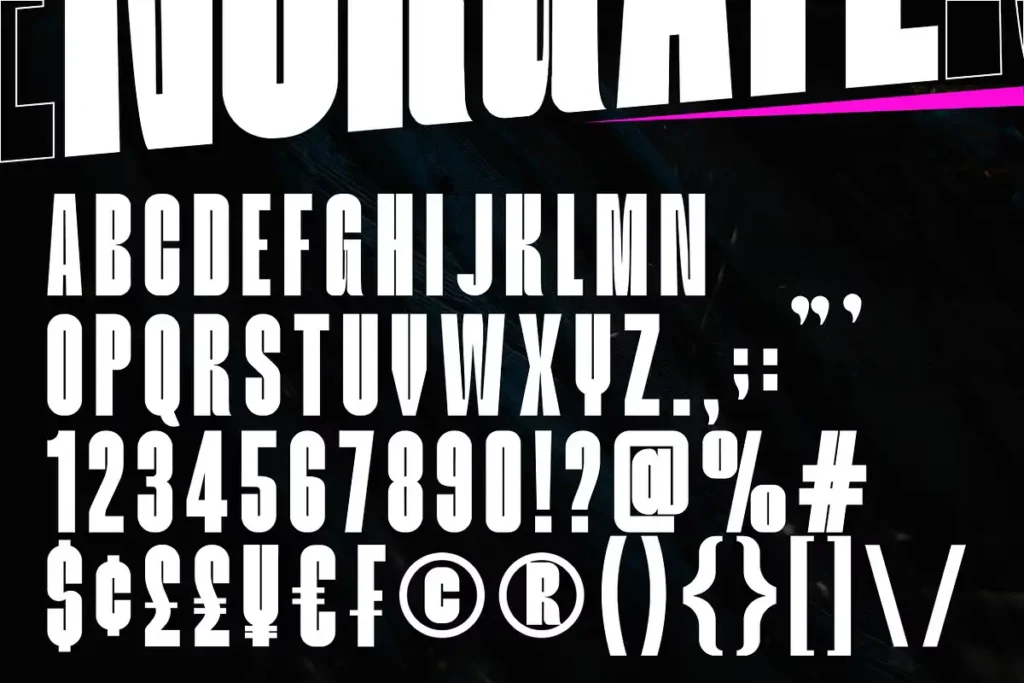 Norgate Free Thick Condensed Font