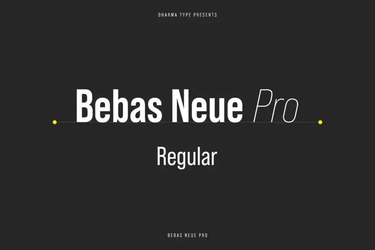 Free Bebas Neue Pro Regular Font