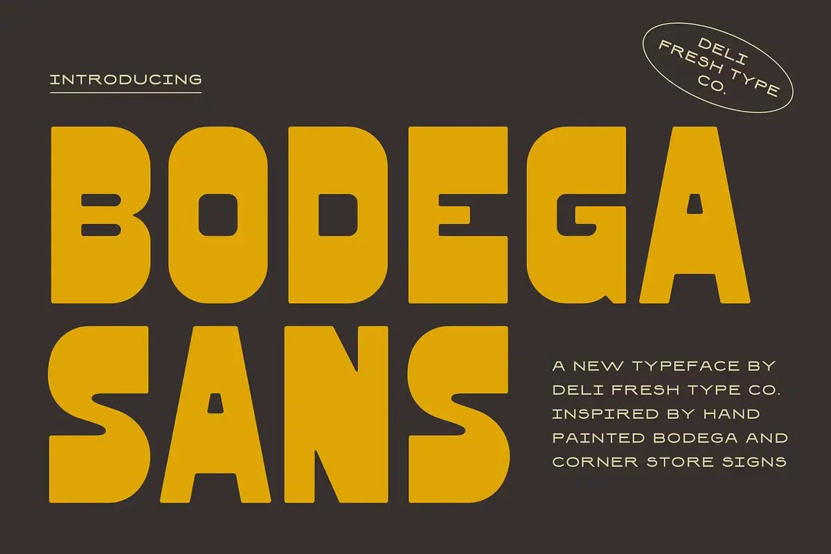 Bodega San Free Retro Typeface