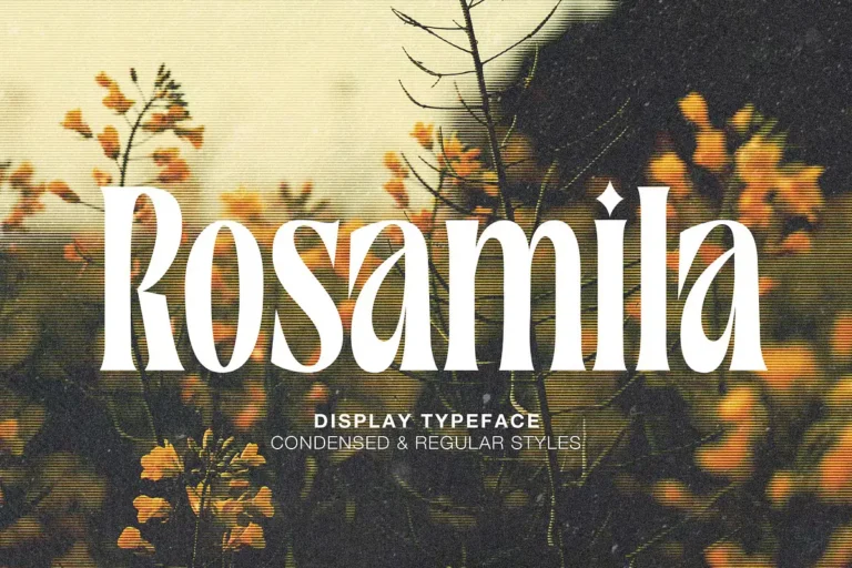 Free Rosamila Stylish Serif Font