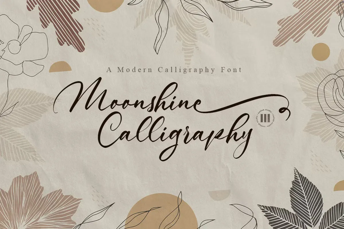 Moonshine Free Modern Calligraphy Font