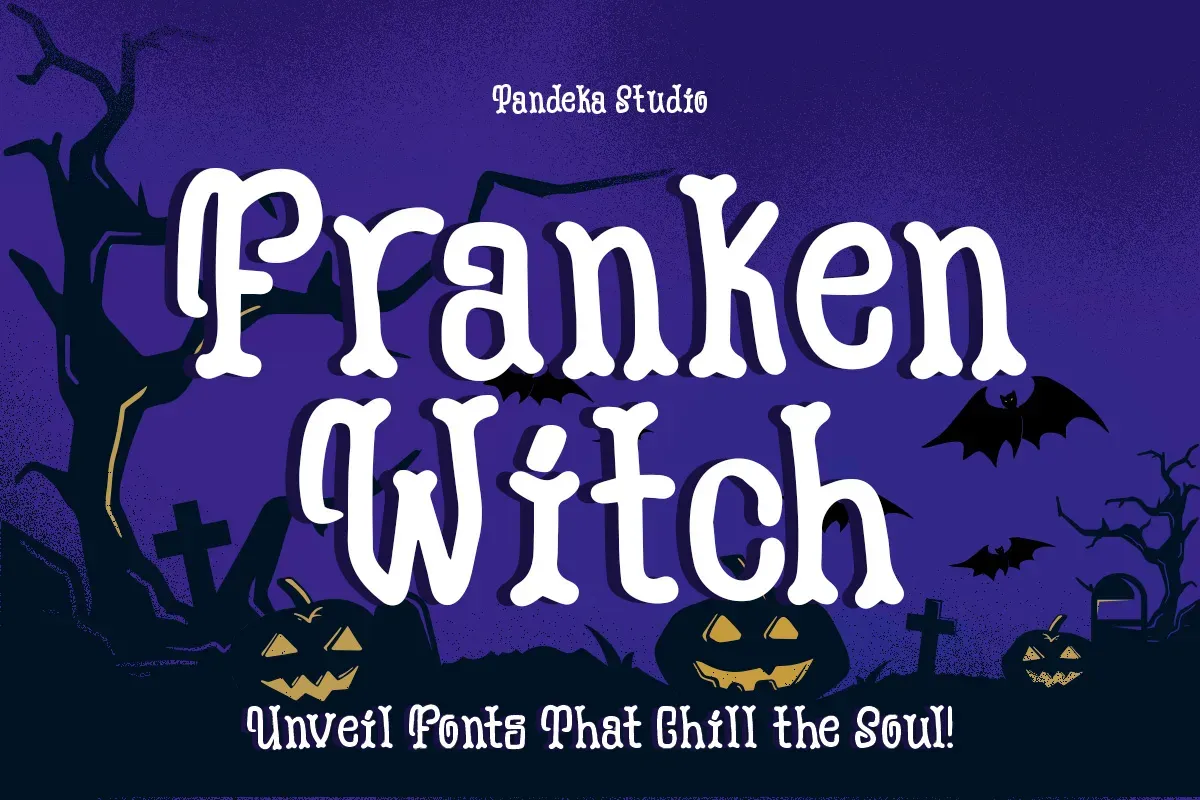 Franken Witch Free Spooky Halloween Font