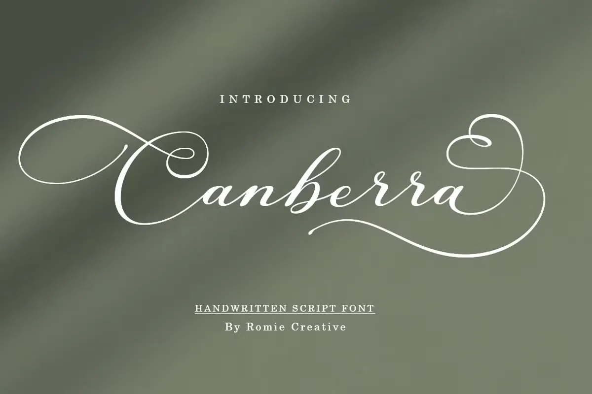 Canberra Free Classy Handwritten Script Font